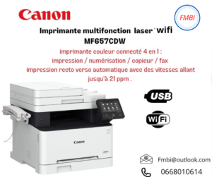 imprimante canon multifonctions laser mf657cdw