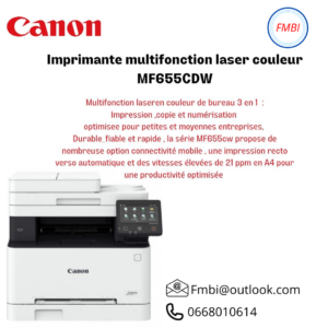 imprimante multifonctions laser couleur mf655cw